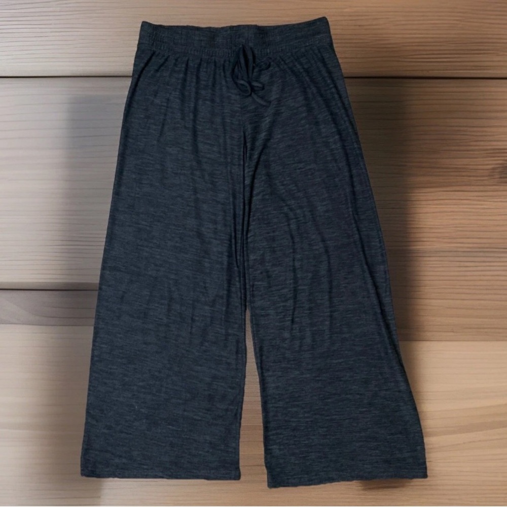 Kyodan Women's Lounge Pants Large Dark Grey Wide Leg